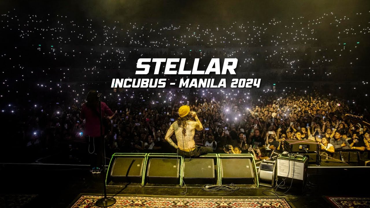 STELLAR Incubus live in Manila 2024 YouTube