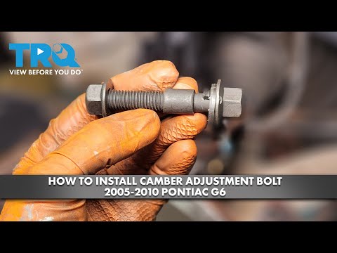 How to Install Camber Adjustment Bolt 2005-2010 Pontiac G6