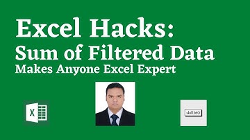 How to get sum of Filtered Data in Excel
