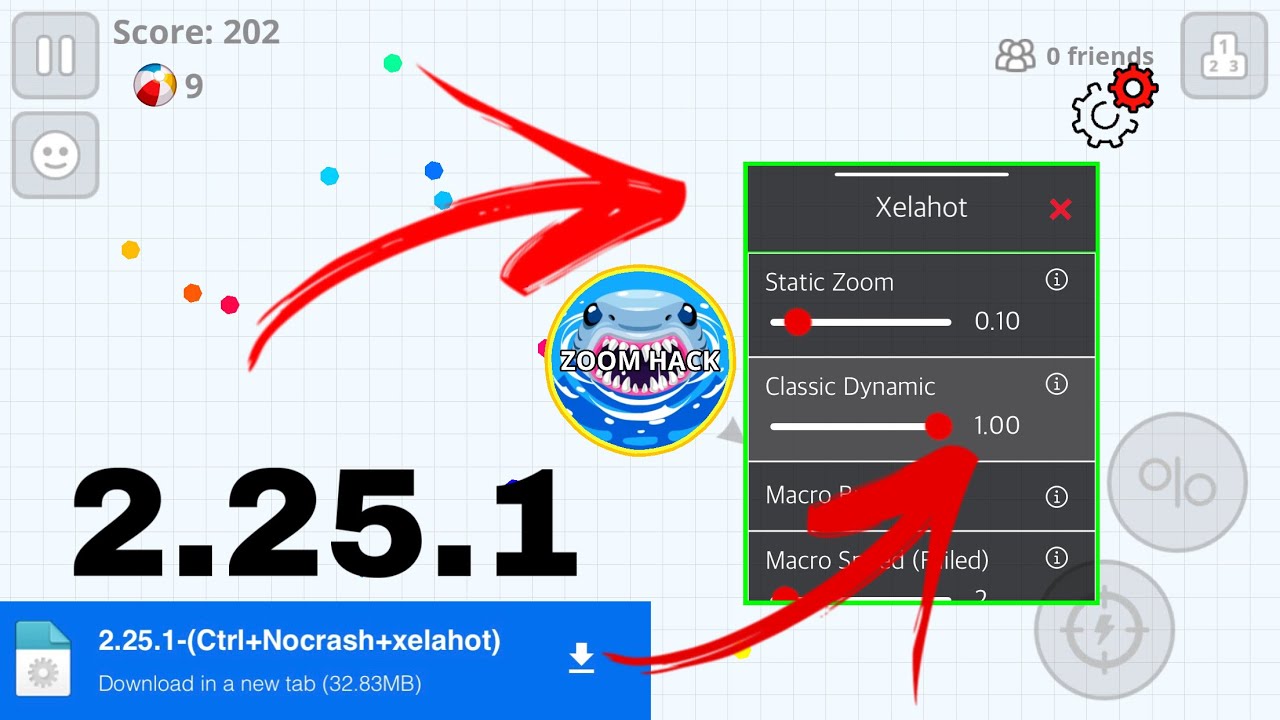 Agar.io Mod Apk 2.25.3 Hack[Zoom Out] for android