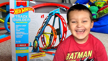 Hot Wheels TRIPLE LOOP KIT || JUMP "N" DUMP EDITION