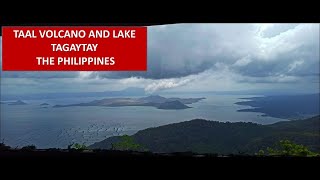 A View of Taal Volcano from Jaytees, Tagaytay, The Philippines
