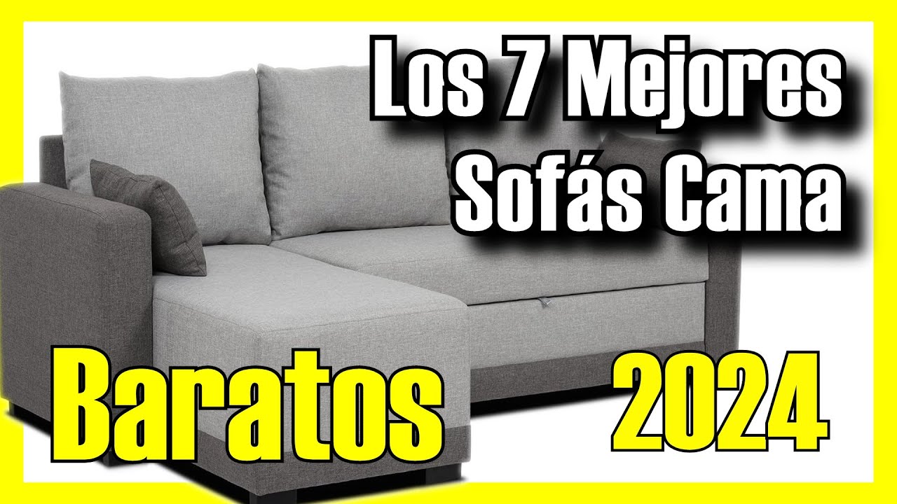 🔥🛏️ Los 7 MEJORES Sofás Cama BARATOS de  [2024]✓[Calidad/Precio] 2  Plazas / 3 Plazas / Fácil 