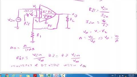 VOLTAGE SERIES FEEDBACK AMPLIFIER Ri,Ro IN TELUGU