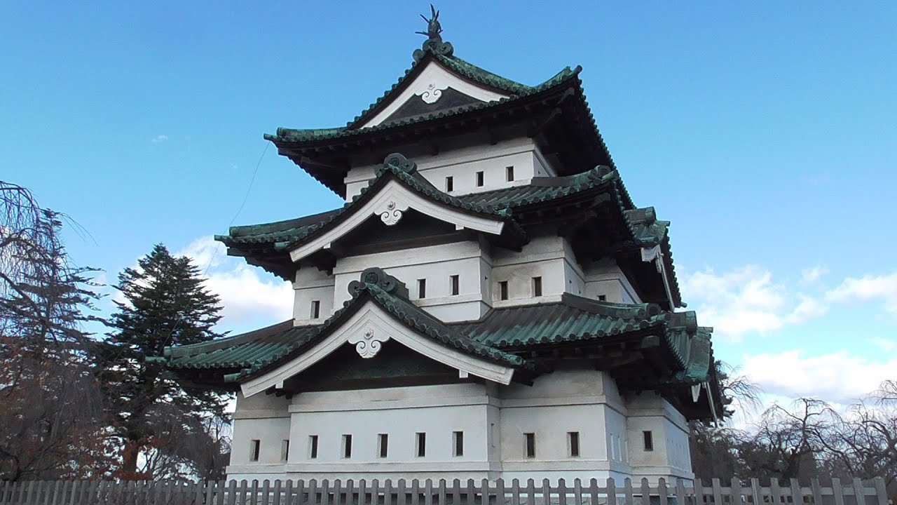 弘前城 天守閣【青森県・弘前市】 2025.11.22 Hirosaki Castle, Tenshukaku(Japan) - YouTube