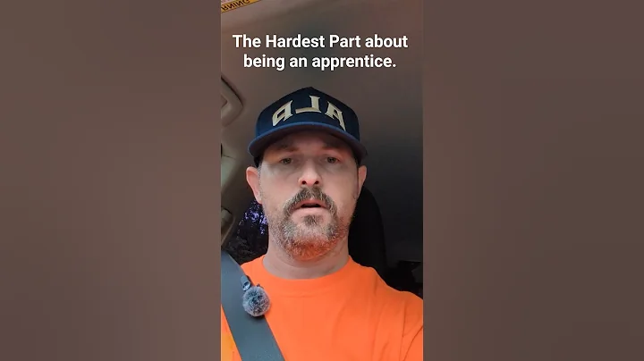 The hardest part about being an apprentice. #apprentice #bluecollar #education