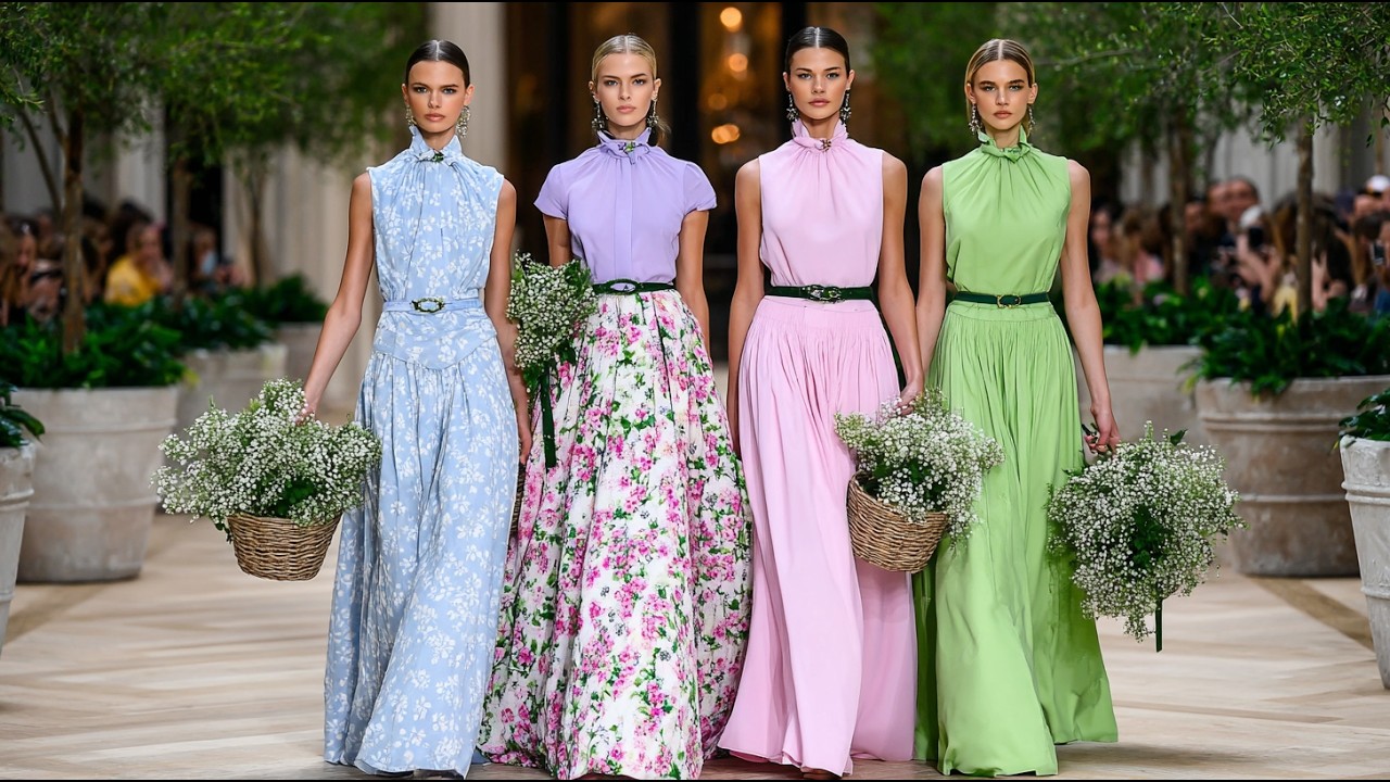 Carolina Herrera SS 2026 Runway | Soft Pastels & Modern Elegance Trend