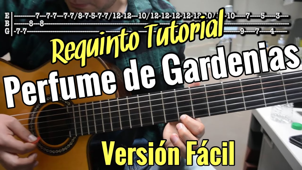 Perfume de Gardenias - Requinto Facil / Intro Tutorial de Guitarra TABS -  YouTube