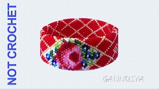 NOT CROCHET Beaded Bracelet ROSE / Без ГАЧКА БРАСЛЕТ ТРОЯНДА з Бісеру / БЕЗ КРЮЧКА БРАСЛЕТ NOT CROCHET Beaded Bracelet ROSE / Без ГАЧКА БРАСЛЕТ ТРОЯНДА з Бісеру / БЕЗ КРЮЧКА БРАСЛЕТ