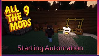 Easy Starting Automation!! All The Mods 9 Modded Minecraft