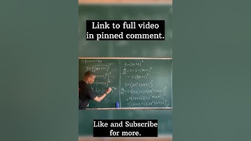 Chain Rule Shortcut Method of Differentiation | Derivatives #excellenceacademy #jonahemmanuel