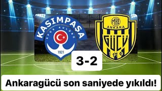 Kasımpaşa Ankaragücü’nü son saniyede attığı golle yendi. #ankaragücü #transfer #süperlig