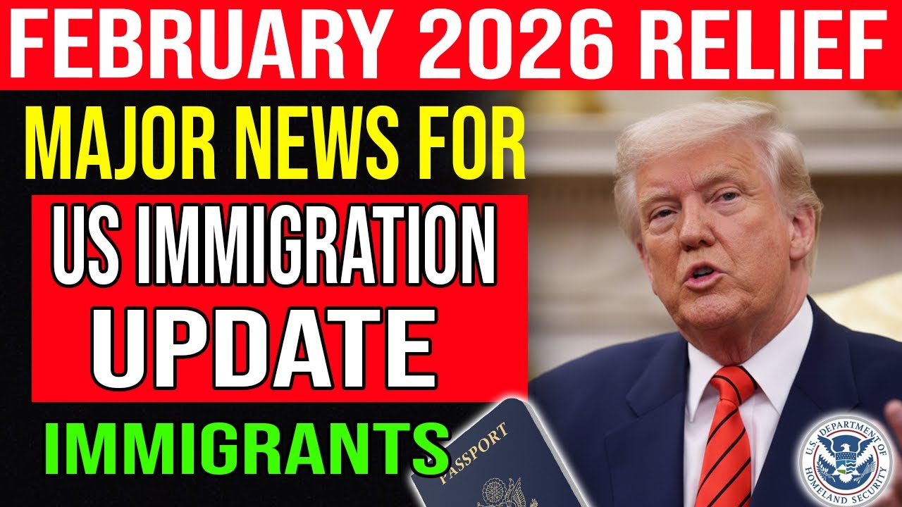 💥 Finally! US Immigration Update Feb 2026 – Major Relief for Immigrants