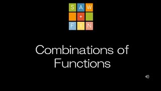 Precalculus 1.8 Combinations of Functions
