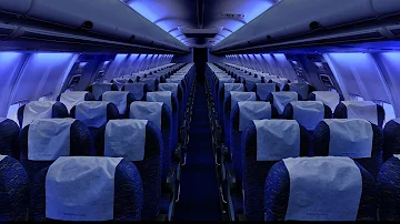 Airplane Cabin White Noise Jet Sounds | Great for Sleeping, Studying, Reading & Homework | 10 Hours