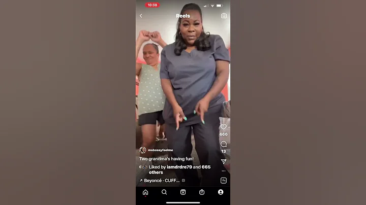 Two grand mas having fun!