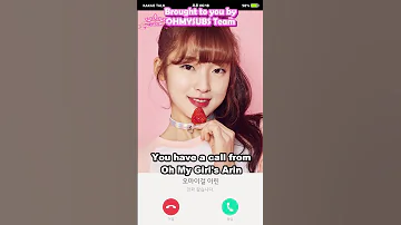 [ENG SUB] Oh My Girl - Arin's Video Call (My Kiss - 160527)