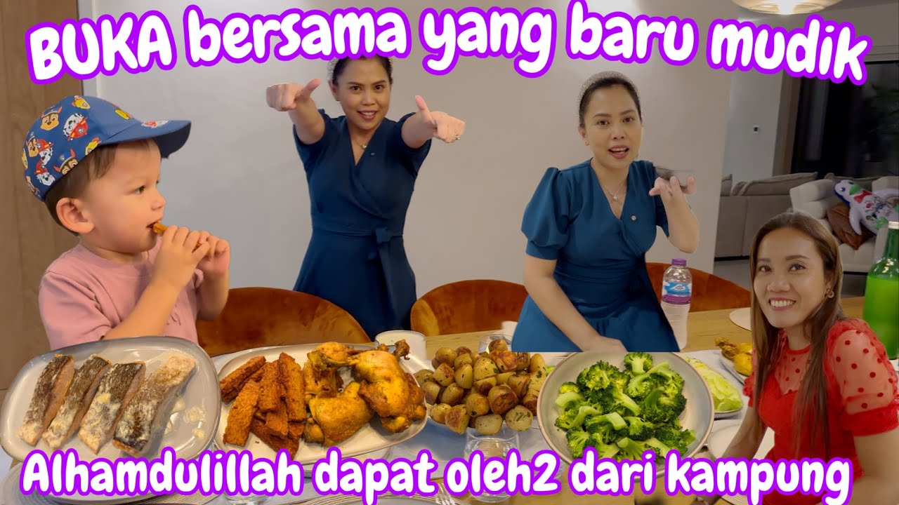 BUKA PUASA BERSAMA YANG BARU MUDIK || DAPAT OLEH2 DARI KAMPUNG ALHAMDULILLAH 