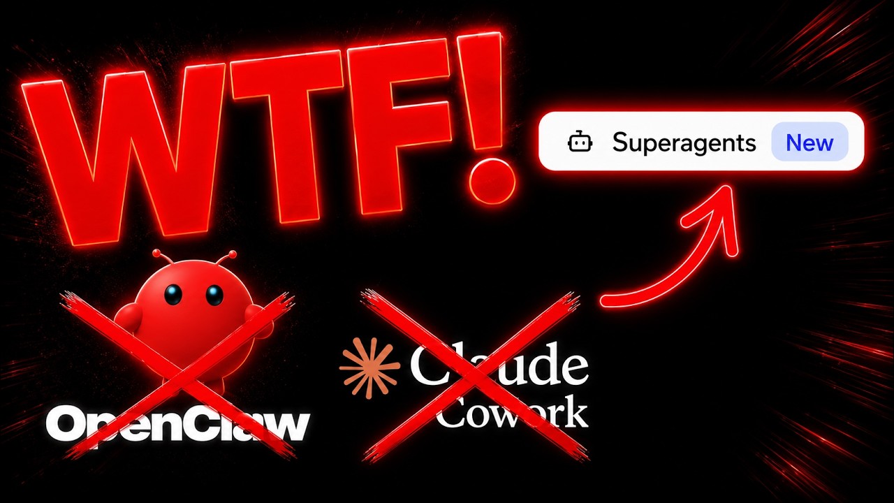 Move over Openclaw & Cowork... Ai Superagent is here
