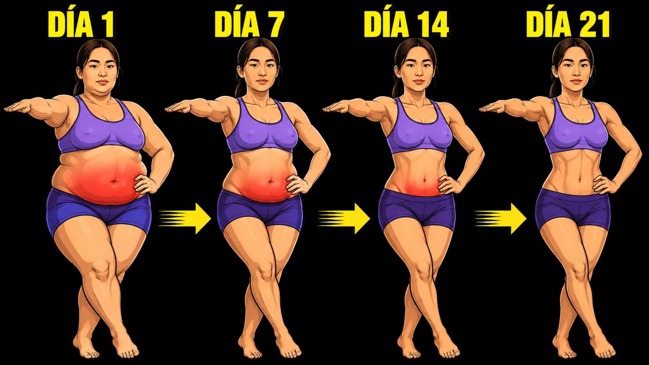 Miniatura del vídeo: 5 Minutos Diarios - Ejercicios de Pie para Quemar Abdomen RÁPIDO 🔥