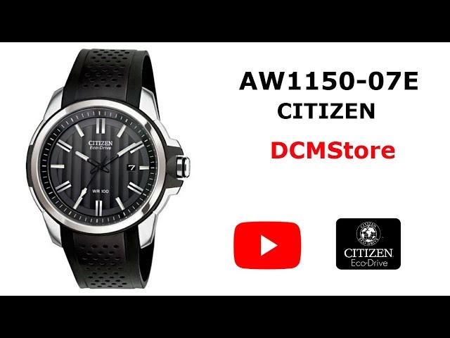 AW1150-07E Citizen Sport Drive Black Dial - YouTube