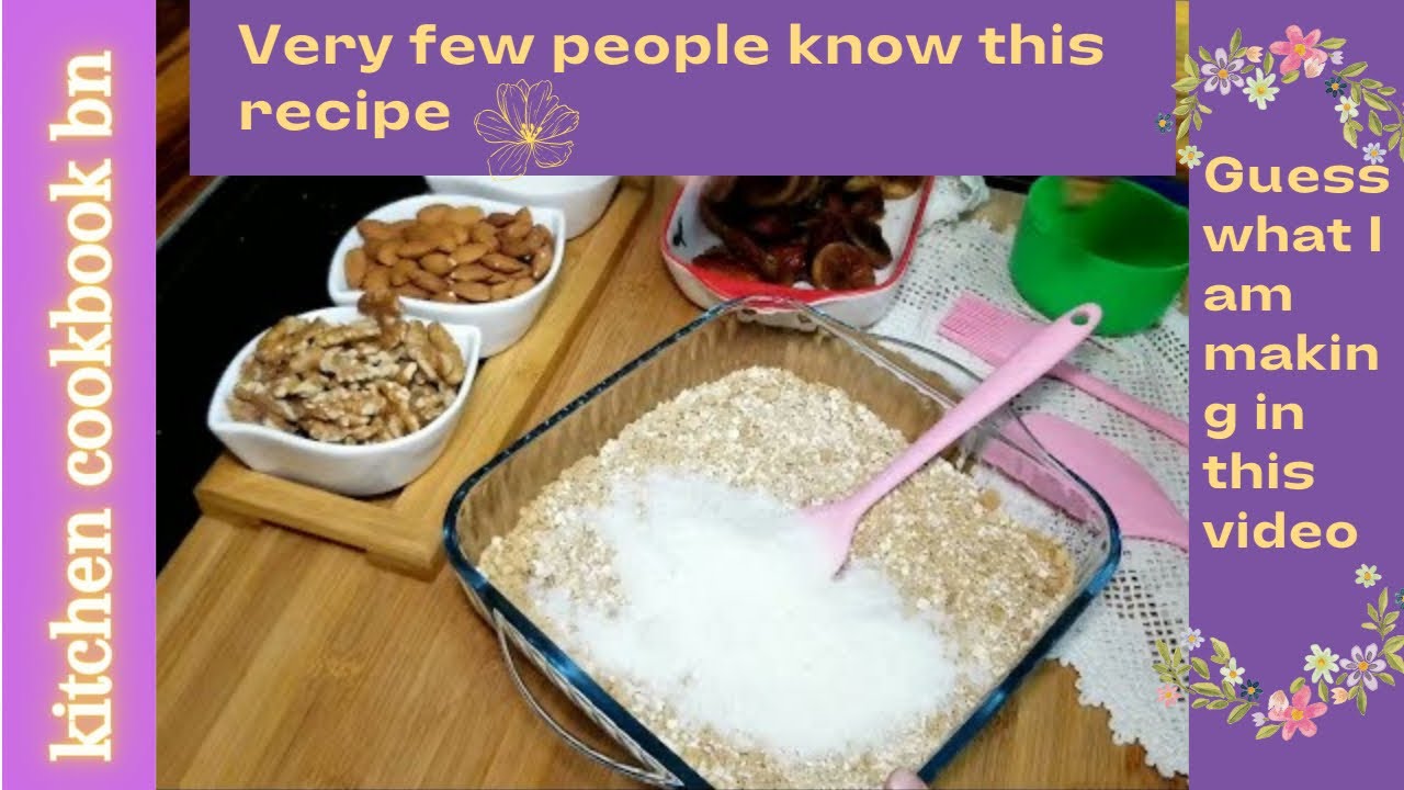 HOW TO MAKE FIG AND WALNUTS PIE FOR WEIGHT LOSS BY KITCHEN COOKBOOK BN