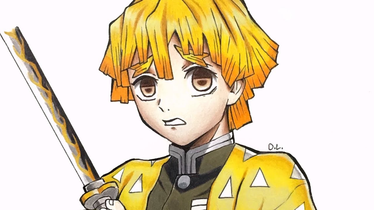 Зеницу агацума рисунок карандашом