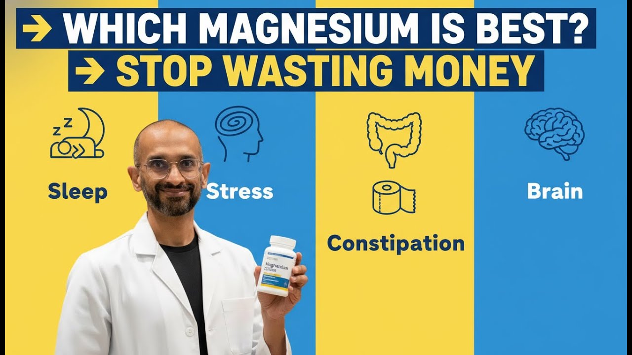 Magnesium Supplements Explained by a Doctor | Citrate vs Glycinate vs Threonate