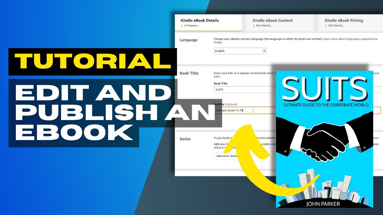 Edit and Publish an eBook - YouTube