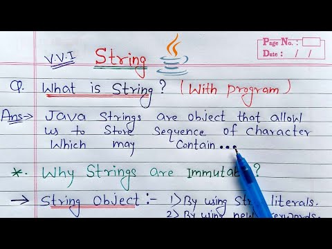 वीडियो: स्ट्रिंग क्लास का उपयोग क्या है?