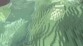 Voxel terrain engine, timelapse test.