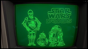 Star Wars Droids on Tektronix 4054A