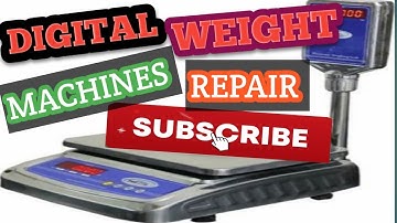 How to repair digital weight machine blinking problem/weight machine ka blinking problem repairing.