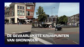 Dit zijn de gevaarlijkste kruispunten van Groningen