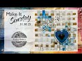 Make It Sunday Episode 51- paper weaving an art journal page