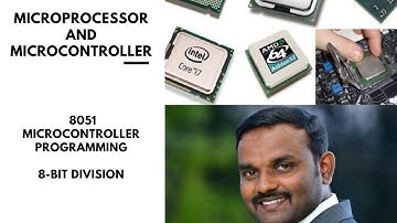 Programming in 8051//8-bit Division//Microcontroller//