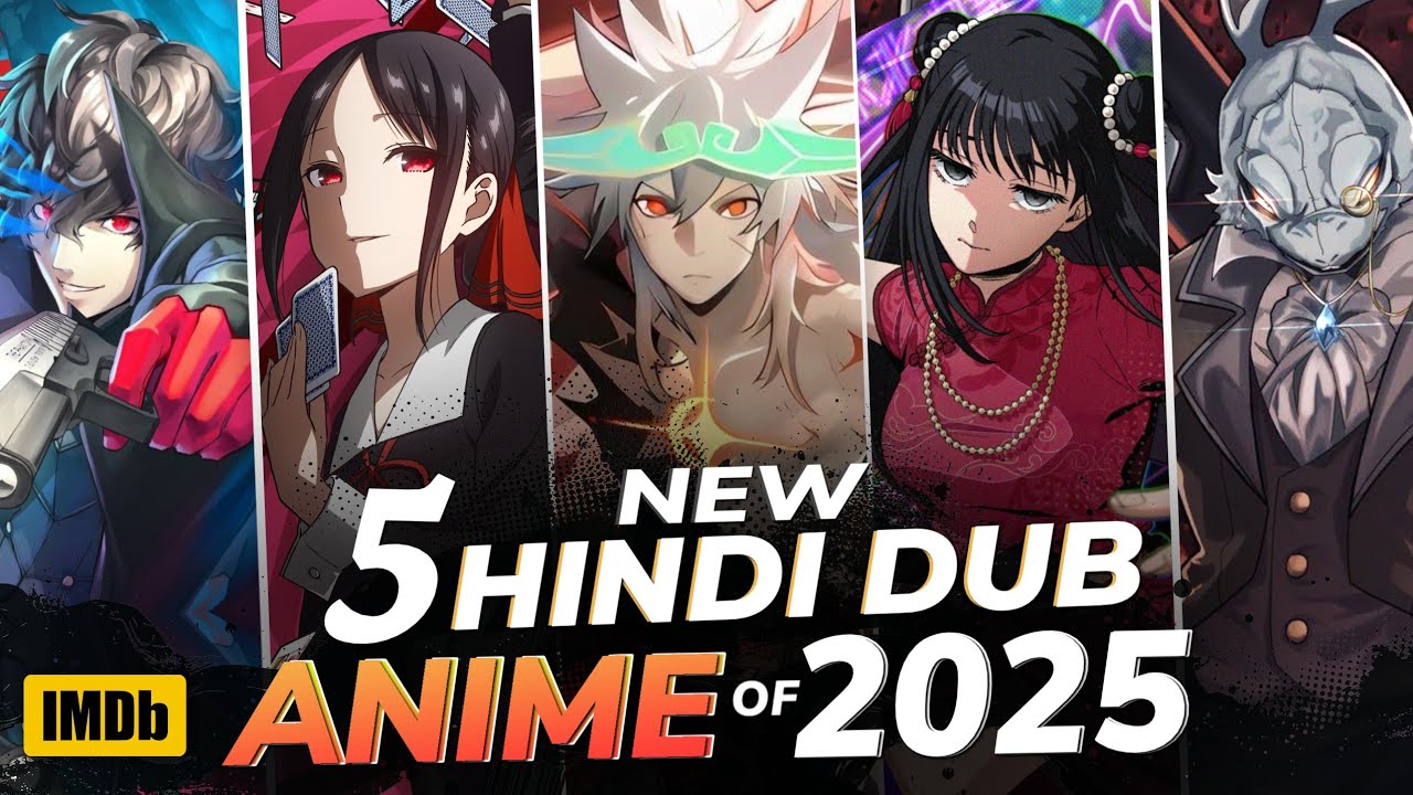 5 BEST NEW HINDI DUBBED ANIME SERIES OF 2025 | FREE WATCHING | - YouTube