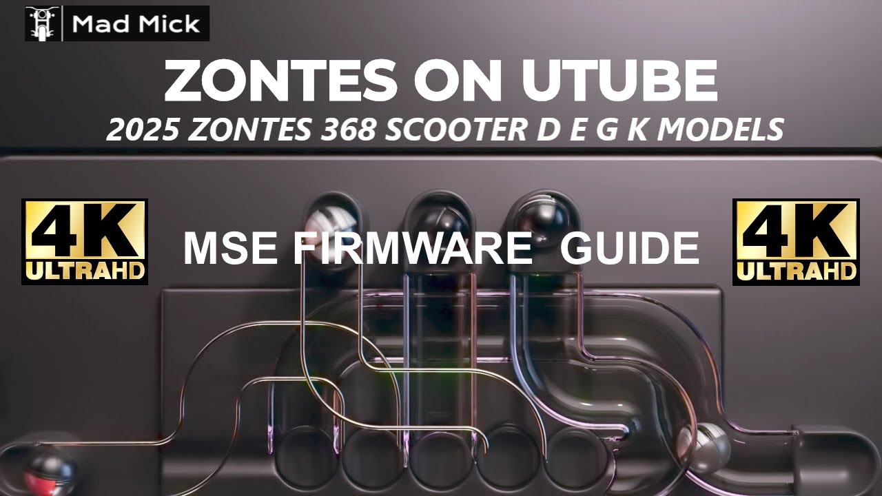Скутер ZONTES 368 2025 года, модели D E G K, новая прошивка MSE, инструкция на английском языке. ...
