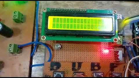 Arduino based 3 phase VFD using arduino video by student