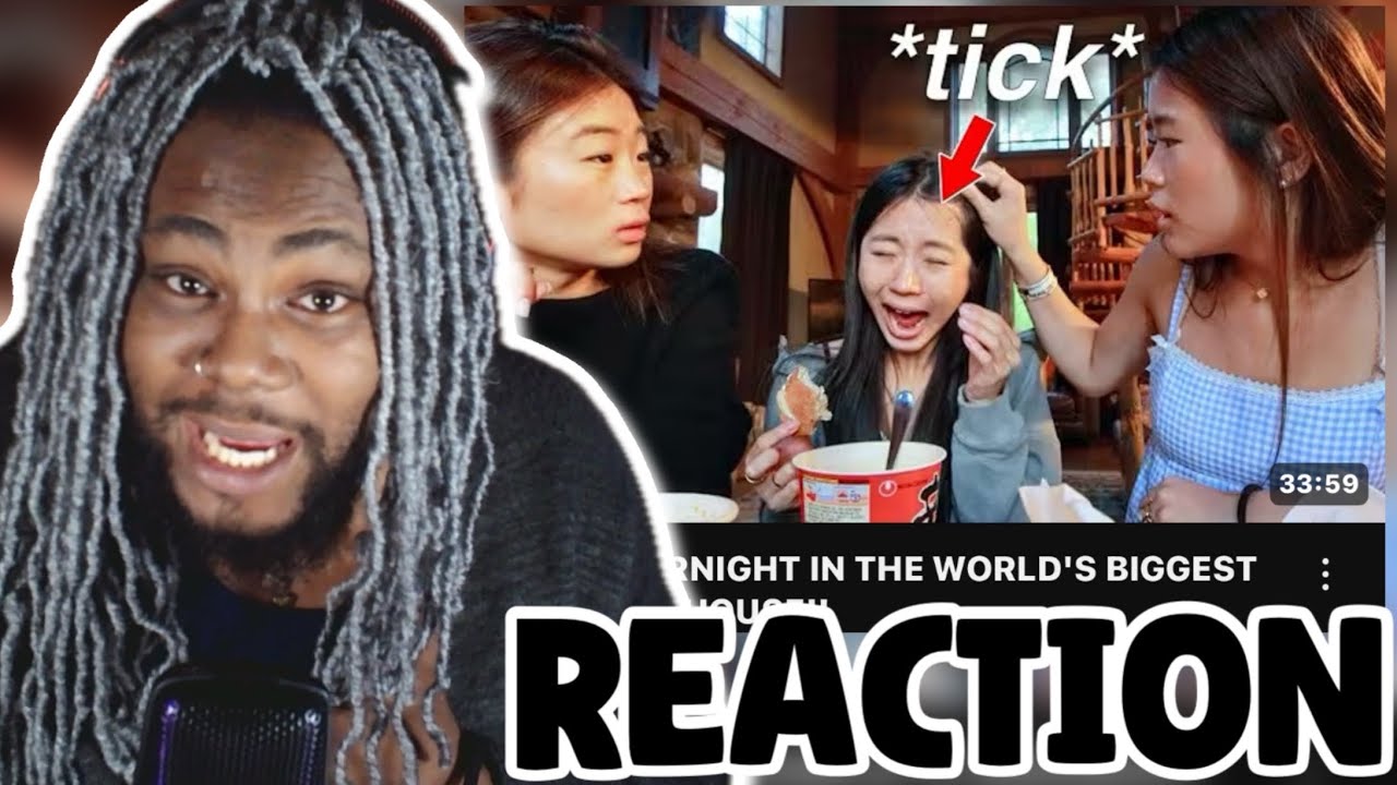 HA SISTERS  - OVERNIGHT IN THE WORLD'S BIGGEST TREEHOUSE!! | REACTION