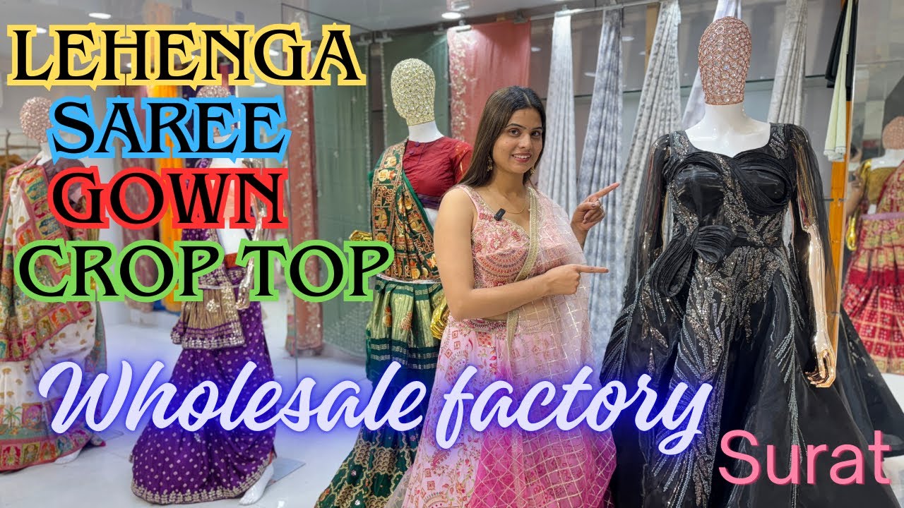 लेहेंगा MANUFACTURER | Biggest Lehenga Manufacturer | New Bombay Market Surat