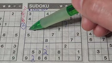 Tuesday. Bonus Extra edition (#8041) Three Stars Sudoku puzzle  02-20-2024 Extra part 1 of 4
