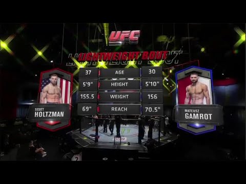 UFC Vettori vs. Holland - Mateusz Gamrot vs. Scott Holtzman - Highlights