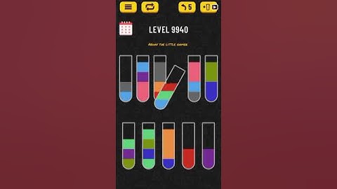 Water sort puzzle level 9940