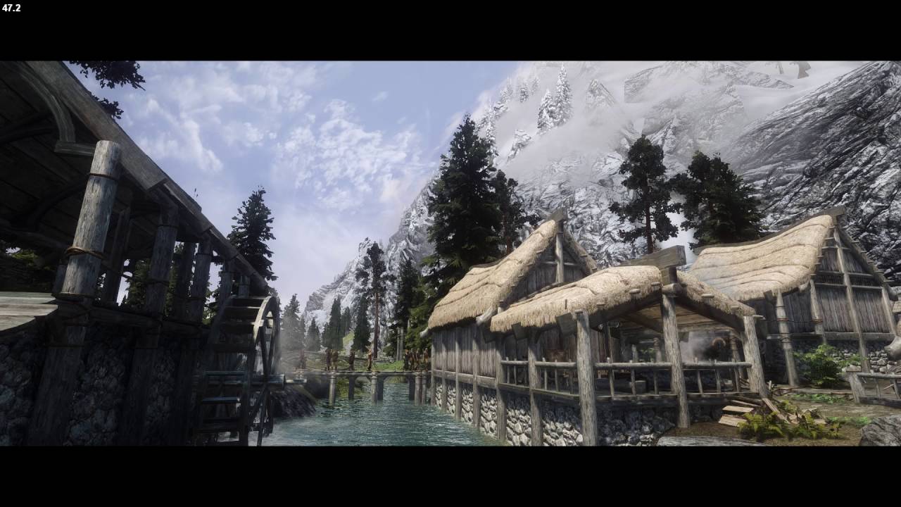 Skyrim Rudy NLVA plus SKGE Water and Motion Blur YouTube