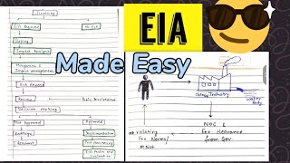 EIA(Environmental Impact Assessment) ||Made easy🔥😎