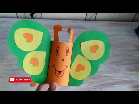 How to make paper butterfly / Как да си направим пеперуда от хартия