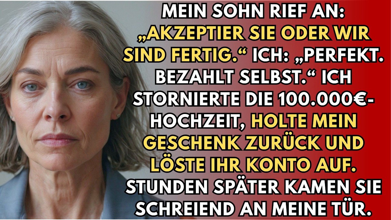 Der Anruf kam an einem gewöhnlichen Dienstagabend, als ich gerade den Abwasch machte. „Entweder du akzeptierst sie voll und ganz, oder wir sind fertig miteinander“, sagte mein eigener Sohn zu mir....