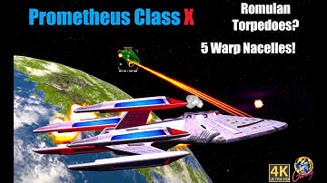 NEW USS Prometheus CLASS X - 5 Nacelles! Star Trek Ship Battles - Bridge Commander