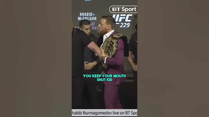 Connor McGregor VS Ali AbdilAziz...👀🔪😂#connormcgregor #khabib #shorts